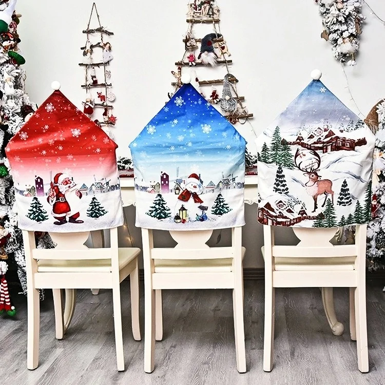 Cartoon Santa ClausSnowmanElk Chair Cover 61cm Length, New Year HomeDecoration, Restaurant, Hotel Holiday Party Seat Setdress up
Cartoon Santa ClausSnowmanElk Chair Cover 61cm Length, New Year HomeDecoration, Restaurant, Hotel Holiday Party Seat Setdress up
