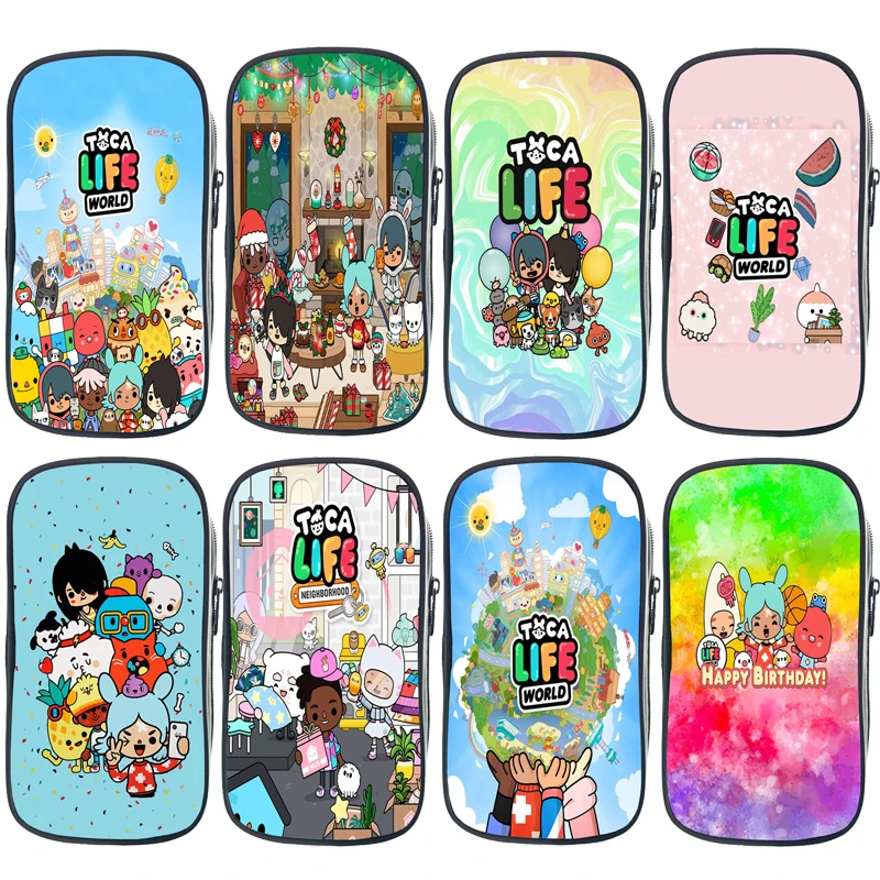 Toca Life World Print Pencil Case Boys Girls Kids Anime Pencil Box Child Cartoon Pen Bag Students Storage Bags School Supplies
Toca Life World Print Pencil Case Boys Girls Kids Anime Pencil Box Child Cartoon Pen Bag Students Storage Bags School Supplies