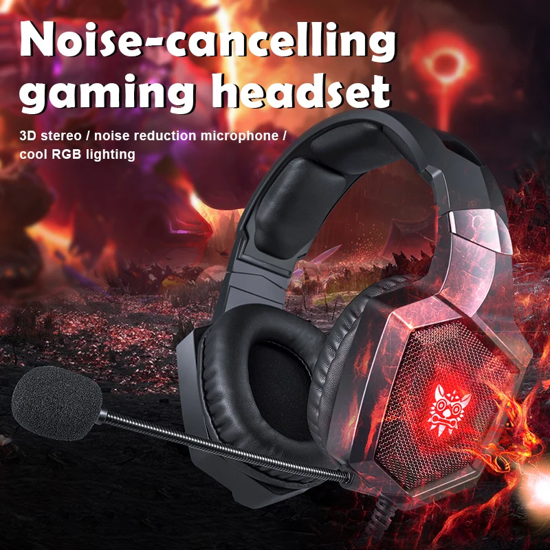 New Hot K8 3.5mm Gaming Headphones LED Stereo Surrounds Headset Compatible with PS4s Xboxs One PC
New Hot K8 3.5mm Gaming Headphones LED Stereo Surrounds Headset Compatible with PS4s Xboxs One PC