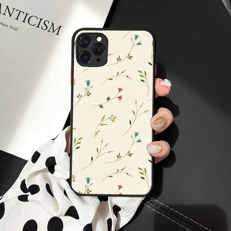 Phone Case For iPhone 12 11 Mini Pro XR XS Max 7 8 Plus X Dried flowers Matte transparent cover
Phone Case For iPhone 12 11 Mini Pro XR XS Max 7 8 Plus X Dried flowers Matte transparent cover