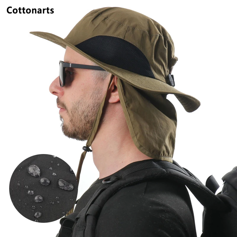 Men Lightweight Waterproof Sun Cap with Neck Cover Shawl Bucket Hats Women Adjustable Ponytail Hat Sun Protection Gorro Pescador
Men Lightweight Waterproof Sun Cap with Neck Cover Shawl Bucket Hats Women Adjustable Ponytail Hat Sun Protection Gorro Pescador