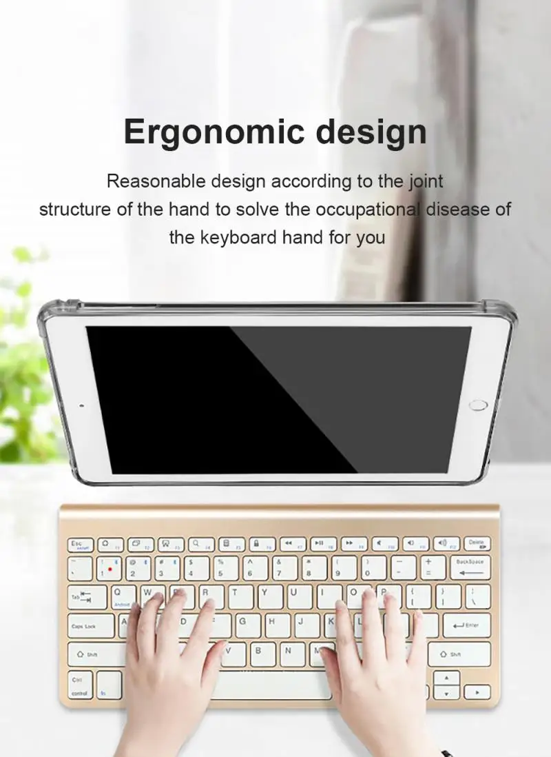 Bluetooth Keyboard Mouse Combo With Multimedia Function Wireless Connection For Android/Windows Tablet PC Computer Keyboards
Bluetooth Keyboard Mouse Combo With Multimedia Function Wireless Connection For Android/Windows Tablet PC Computer Keyboards