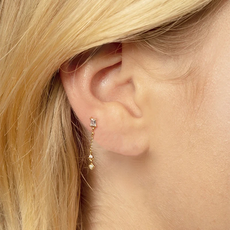 AIDE Moon Star/Geometric Tassel Stud Earrings For Women Fashion Sweet Chain Piercing Earings Fine Jewelry pendientes plata 925
AIDE Moon Star/Geometric Tassel Stud Earrings For Women Fashion Sweet Chain Piercing Earings Fine Jewelry pendientes plata 925