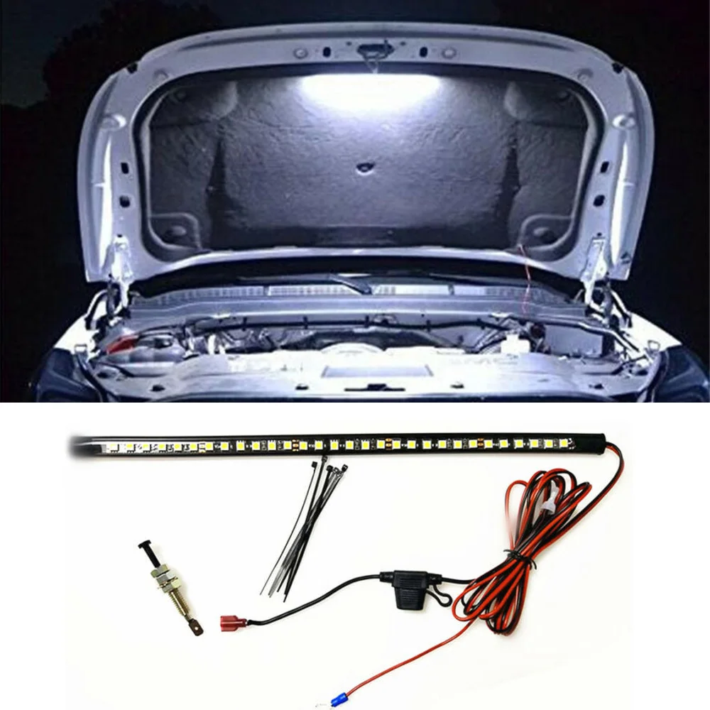 Newest 12V-14V IP67 Waterproof White Under Hood LED Light Kit With Automatic On/off -Universal Fits
Newest 12V-14V IP67 Waterproof White Under Hood LED Light Kit With Automatic On/off -Universal Fits