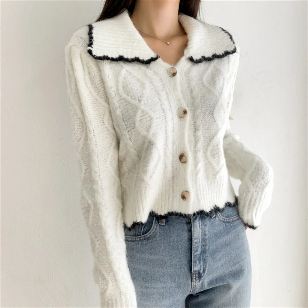 Argyle Casual Women Knitted Coats Stylish Vintage Sweet New 2021 Hot Cardigans Sweaters OL High Quality Autumn Tops
Argyle Casual Women Knitted Coats Stylish Vintage Sweet New 2021 Hot Cardigans Sweaters OL High Quality Autumn Tops