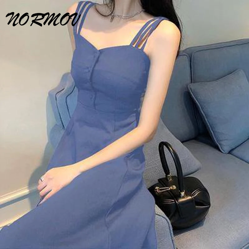 NORMOV 2021 New Sexy Women Maxi Dress Black Sling Dress Female Summer 2021 Sleeveless V-neck Vest Long Women Dresses
NORMOV 2021 New Sexy Women Maxi Dress Black Sling Dress Female Summer 2021 Sleeveless V-neck Vest Long Women Dresses