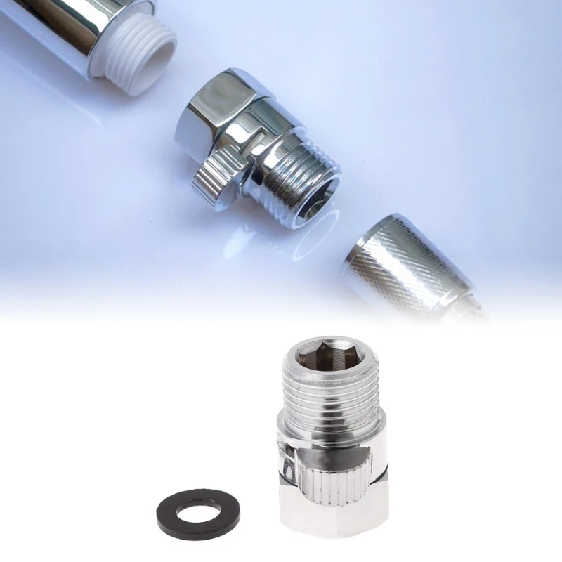 Full Brass G1/2\" Flow Quick Control Shut-OFF Valve For Shower Head Hand Water Saver L4MF
Full Brass G1/2\" Flow Quick Control Shut-OFF Valve For Shower Head Hand Water Saver L4MF