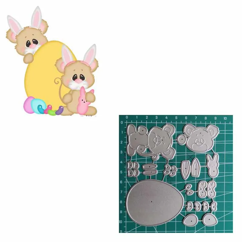 Mouse Bunny Easter Metal Cutting Dies Stencil For DIY Scrapbooking Birthday Cards Decorative Layering Die
Mouse Bunny Easter Metal Cutting Dies Stencil For DIY Scrapbooking Birthday Cards Decorative Layering Die