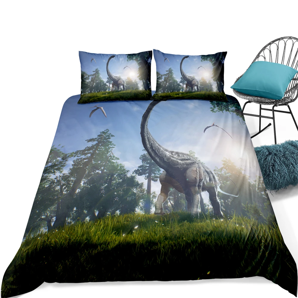 Fashion Style Bedding Set Bed Decor Quilt Comforter Cover with Pillowcase 3D Dinosaur Bedclothes Children Bed Duvet Cover Set
Fashion Style Bedding Set Bed Decor Quilt Comforter Cover with Pillowcase 3D Dinosaur Bedclothes Children Bed Duvet Cover Set