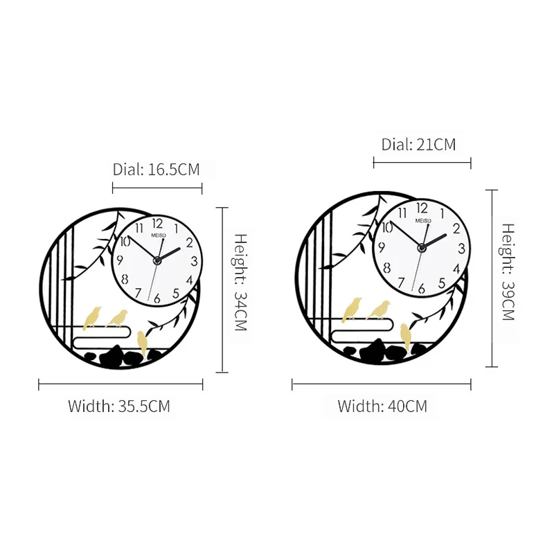MEISD современные дизайнерские часы настенные круглые винтажные креативное