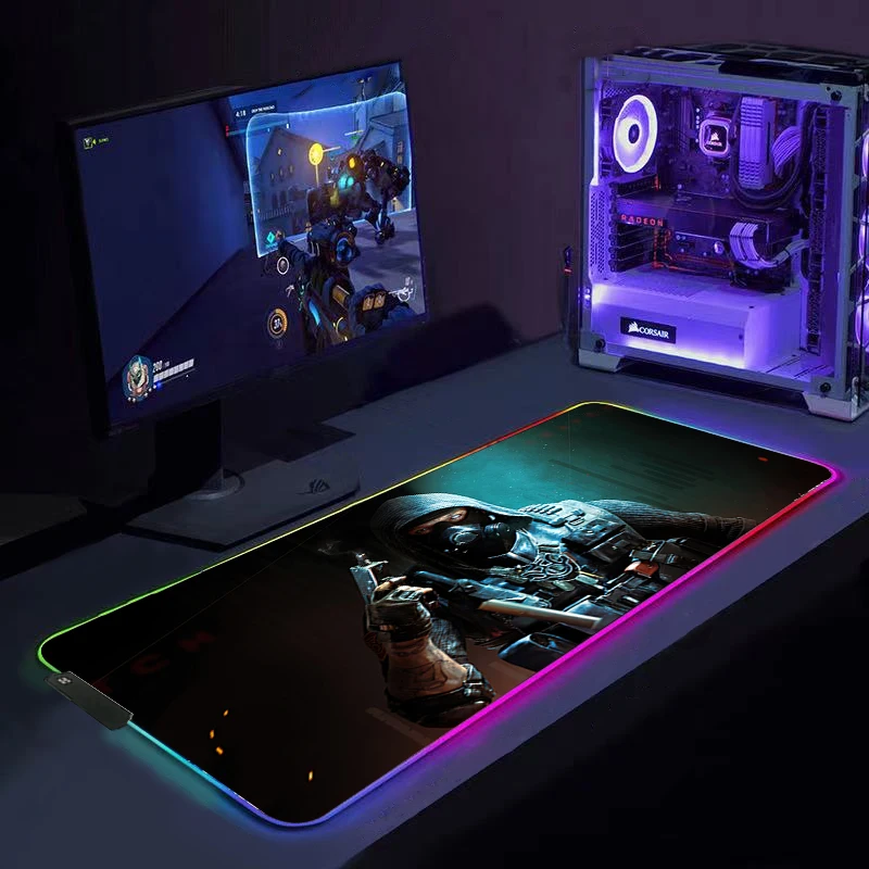 War Zone RGB Mouse Pad Gaming Accessories Computer Large Mousepad Backlit XL LED Gamer Mause Carpet 900x400 Desk Mat For CS GO
War Zone RGB Mouse Pad Gaming Accessories Computer Large Mousepad Backlit XL LED Gamer Mause Carpet 900x400 Desk Mat For CS GO