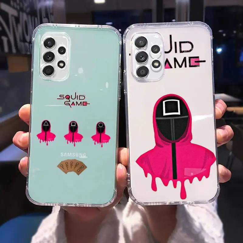 Squid Game Round Six 456 Phone Case for Samsung A 51 50 52 12 21s 31 40 70 71 note S 20 10 21 ultra plus fe clear coque shell
Squid Game Round Six 456 Phone Case for Samsung A 51 50 52 12 21s 31 40 70 71 note S 20 10 21 ultra plus fe clear coque shell