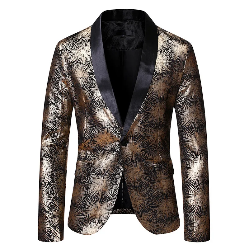 Slim Fit Terno Masculino Sequined Gold Applique Suit Male PROM Dress Groom's Suit Male Men's Suit Dress Suit Jacket Men's Coat
Slim Fit Terno Masculino Sequined Gold Applique Suit Male PROM Dress Groom's Suit Male Men's Suit Dress Suit Jacket Men's Coat