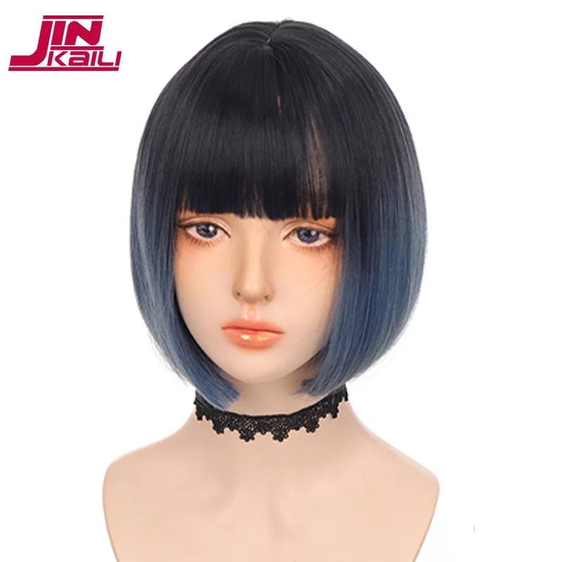 Парик JINKAILI синтетический короткий прямой Боб с челкой черный смешанный фиолетовый Модный женский парик Лолиты Super Star "Лиза" в том же стиле
Парик JINKAILI синтетический короткий прямой Боб с челкой черный смешанный фиолетовый Модный женский парик Лолиты Super Star "Лиза" в том же стиле