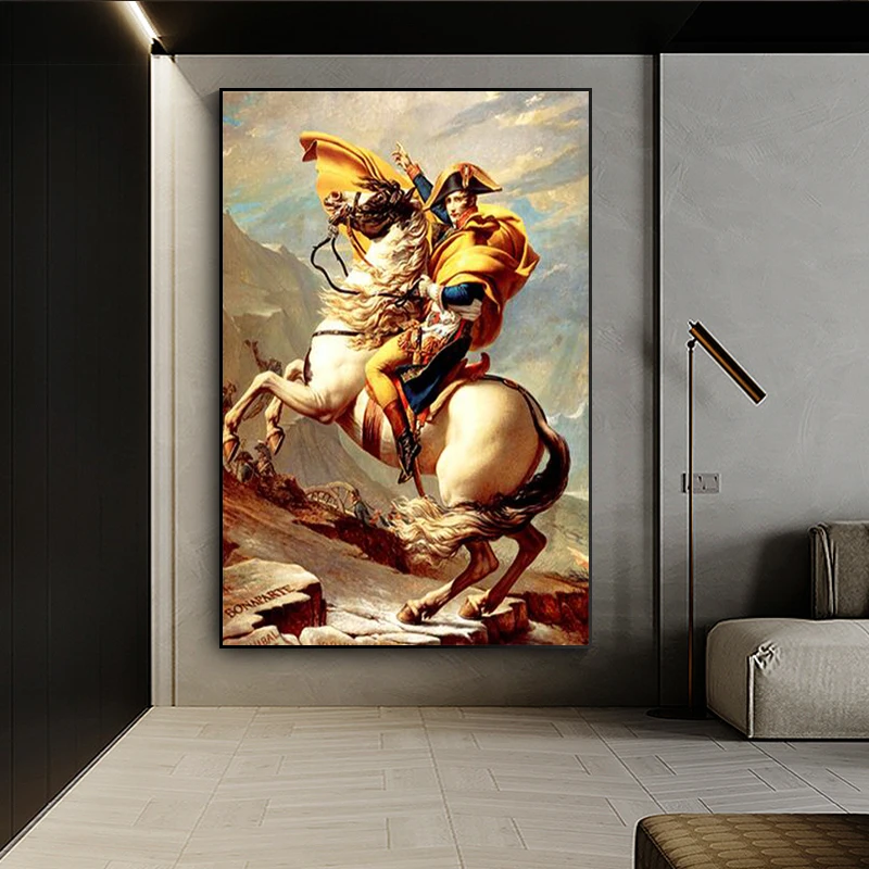 Napoleon Crossing The Alps Art Oil Painting Portrait Poster Painting Canvas Print Wall Painting Living Room Home Decor Frameless
Napoleon Crossing The Alps Art Oil Painting Portrait Poster Painting Canvas Print Wall Painting Living Room Home Decor Frameless