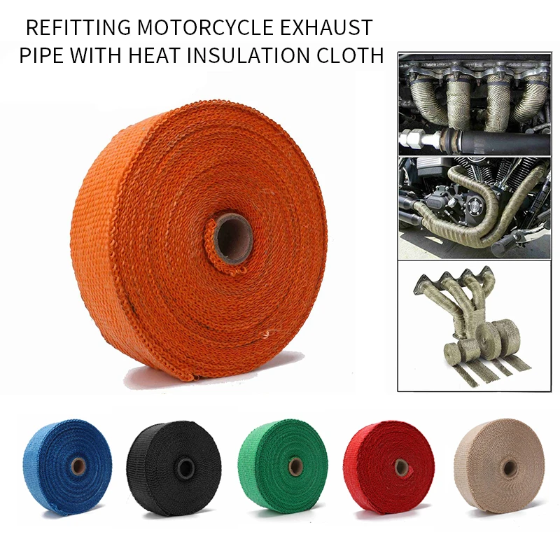 5M Roll Fiberglass Heat Shield Motorcycle Exhaust Thermal Tape Header Pipe Heat Wrap Tape Thermal Protection with Stainless Ties
5M Roll Fiberglass Heat Shield Motorcycle Exhaust Thermal Tape Header Pipe Heat Wrap Tape Thermal Protection with Stainless Ties