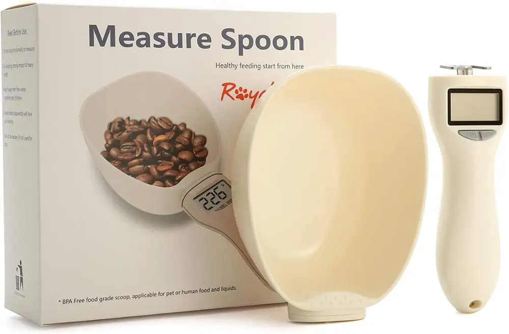 Pet/Cat Food Scoop Precise Dog Food Measuring Cup Detachable Scooper Digital Scale Spoon with LCD Display
Pet/Cat Food Scoop Precise Dog Food Measuring Cup Detachable Scooper Digital Scale Spoon with LCD Display