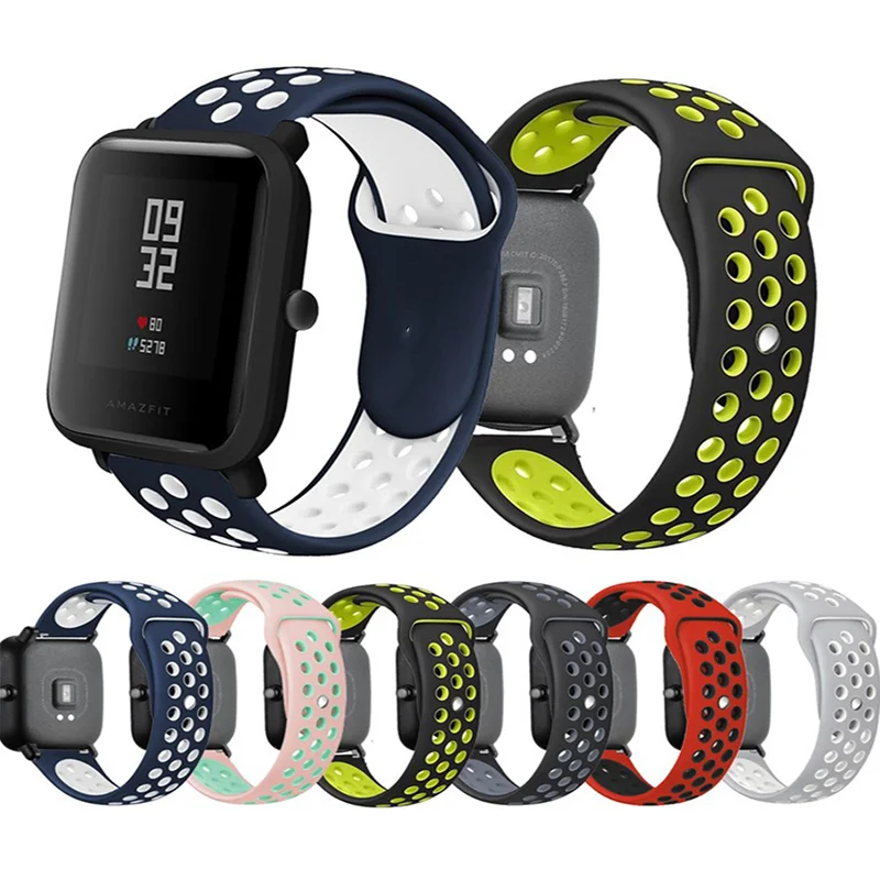 Bracelet for Amazfit GTS/2/2e/GTS2 Mini/GTR 42mm/47mm/GTR2/2e/stratos 2/3 Silicone correa Watch band Amazfit bip strap 20mm/22mm
Bracelet for Amazfit GTS/2/2e/GTS2 Mini/GTR 42mm/47mm/GTR2/2e/stratos 2/3 Silicone correa Watch band Amazfit bip strap 20mm/22mm