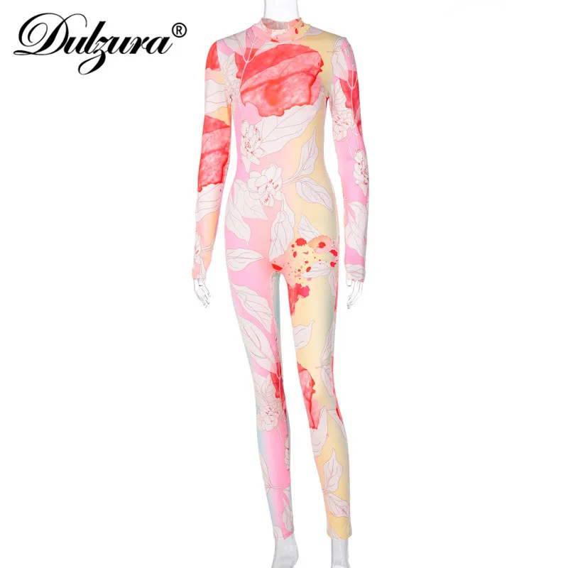 Dulzura tie dye floral print women long jumpsuit long sleeve bodycon skinny streetwear 2020 autumn winter clothes club festival
Dulzura tie dye floral print women long jumpsuit long sleeve bodycon skinny streetwear 2020 autumn winter clothes club festival