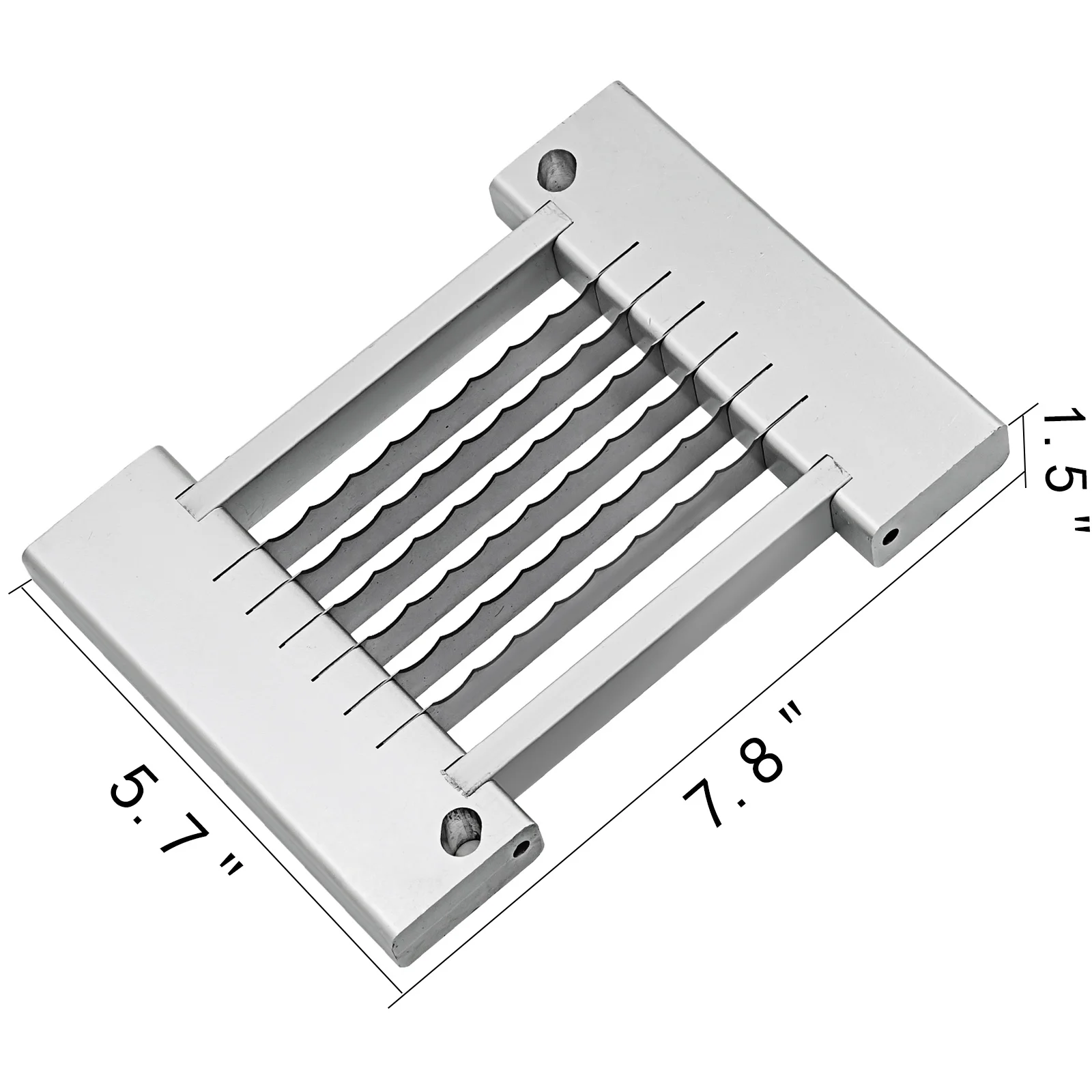 VEVOR 2x 0.25 Inches Onion Slicer Set of Two Stainless Steel Kattex Chopper Dicer Cut Assembly Replacement Blades 1/4" Silver
VEVOR 2x 0.25 Inches Onion Slicer Set of Two Stainless Steel Kattex Chopper Dicer Cut Assembly Replacement Blades 1/4" Silver