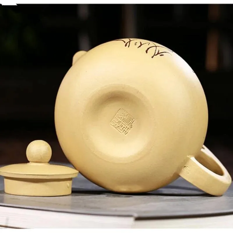 270ml Yixing tea pot Purple Clay filter Xishi teapots Handmade beauty kettle Tea ceremony supplies Customized gifts Authentic 
270ml Yixing tea pot Purple Clay filter Xishi teapots Handmade beauty kettle Tea ceremony supplies Customized gifts Authentic