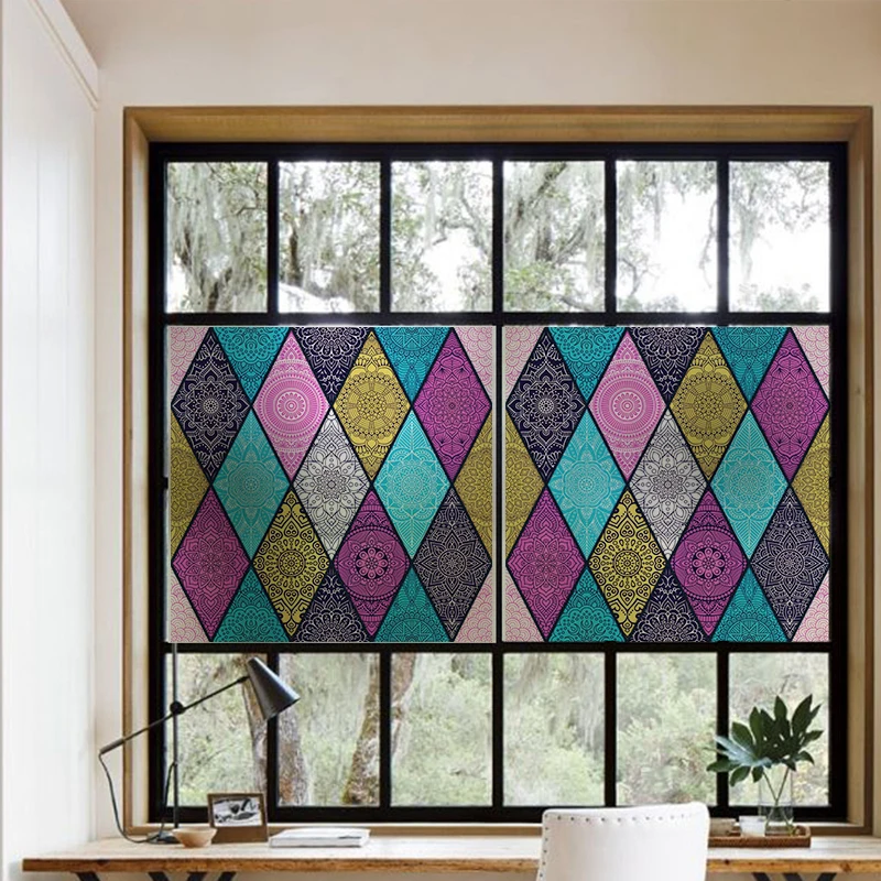 Colorful Window film glass stickers opaque shading bedroom glass door decoration film window paper window stickers
Colorful Window film glass stickers opaque shading bedroom glass door decoration film window paper window stickers
