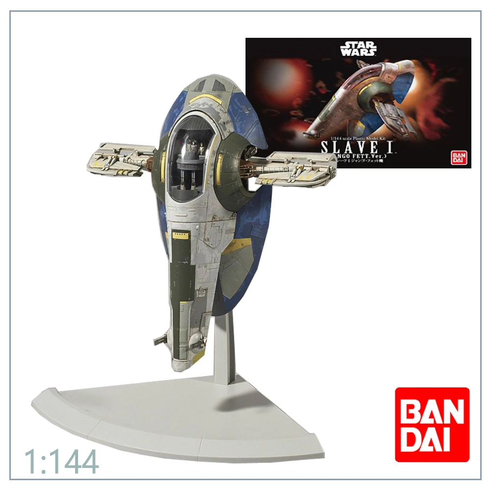 Bandai Star Wars 1/144 SLAVE I Jango Fett Special Machine Anime Figures Assembly Assembling Collection Toys Birthday Present
Bandai Star Wars 1/144 SLAVE I Jango Fett Special Machine Anime Figures Assembly Assembling Collection Toys Birthday Present
