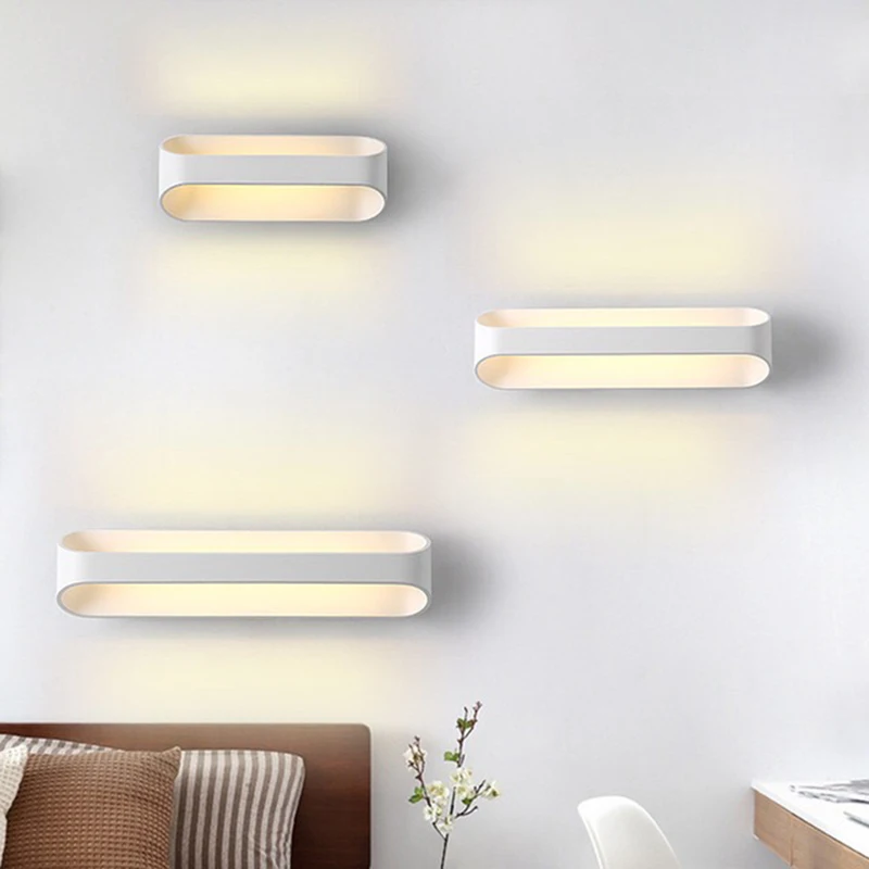 Nordic Modern Led Wall Lamp Off White Living Room Bedroom Stairs Led Light Home Decoration Creative Shine Up And Down Wall Light
Nordic Modern Led Wall Lamp Off White Living Room Bedroom Stairs Led Light Home Decoration Creative Shine Up And Down Wall Light
