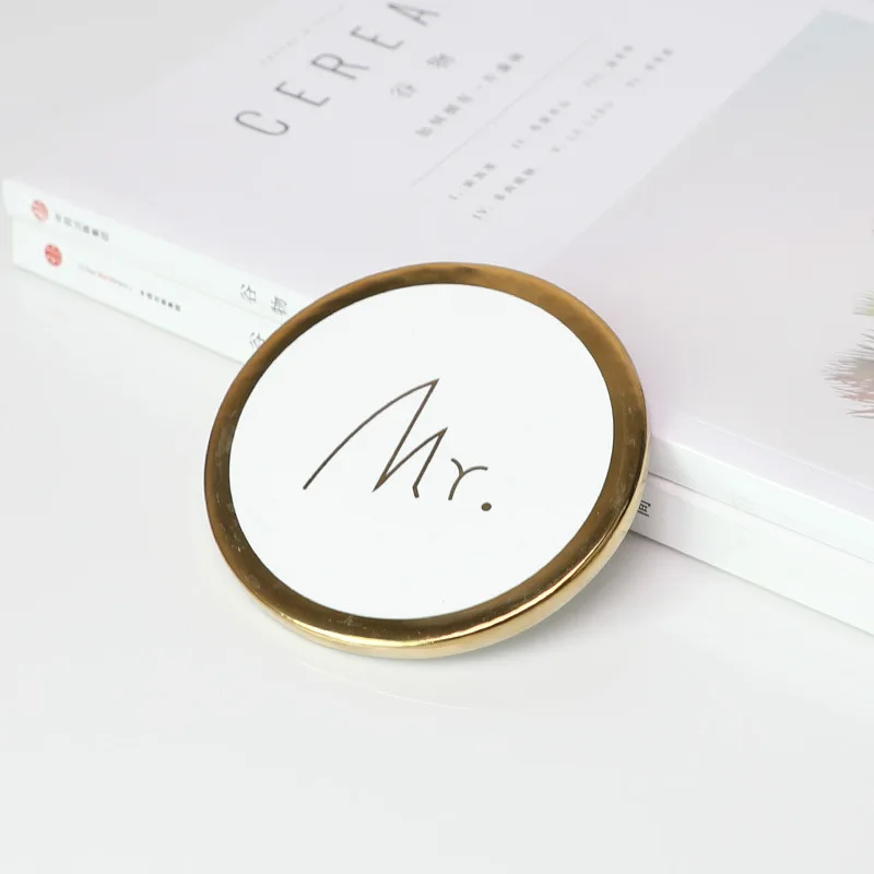 Gold Rim Cup Cushion Non-Slip Insulation Mats Geometric Ceramic Coasters Home Supplies Desktop Pads Table Accessories Decoration
Gold Rim Cup Cushion Non-Slip Insulation Mats Geometric Ceramic Coasters Home Supplies Desktop Pads Table Accessories Decoration