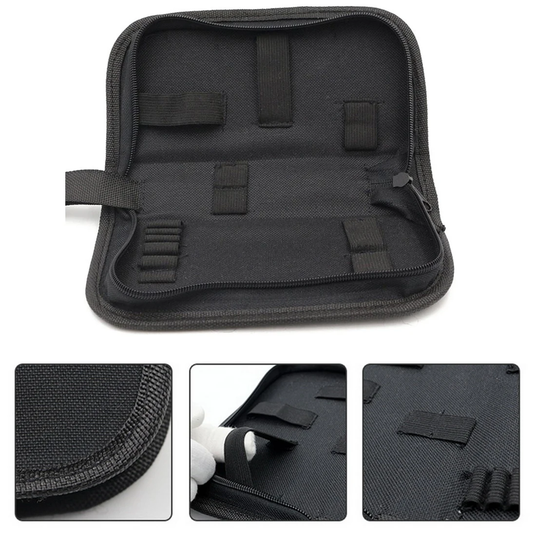 Сумка для инструментов из ткани Оксфорд, Дорожный Чехол для хранения косметики на молнии, чехол для ремонтного инструмента 
Сумка для инструментов из ткани Оксфорд, Дорожный Чехол для хранения косметики на молнии, чехол для ремонтного инструмента