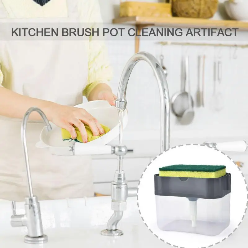 Premium Quality Soap Dispenser and Sponge Holder 2 In 1 Countertop Sink Soap Pump Dispenser Caddy with Sponge Kitchen Supplies
Premium Quality Soap Dispenser and Sponge Holder 2 In 1 Countertop Sink Soap Pump Dispenser Caddy with Sponge Kitchen Supplies