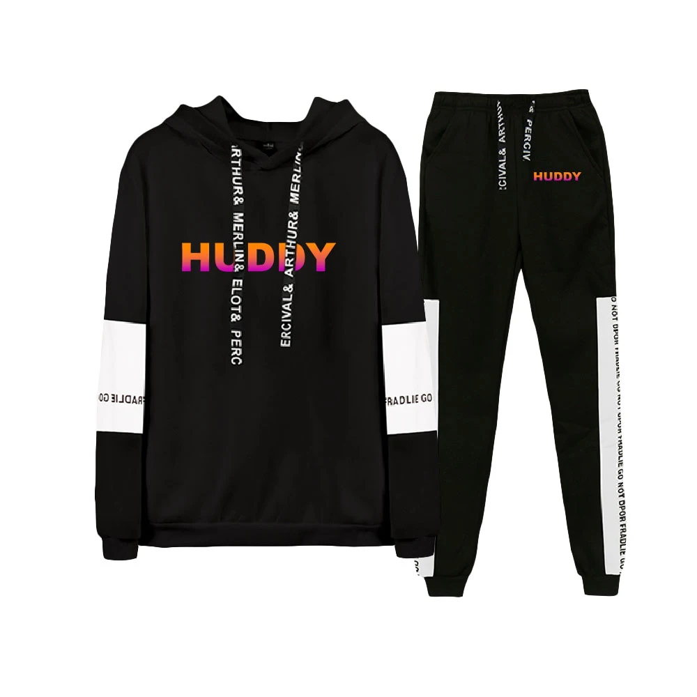 Lil Huddy Two Piece Set Women/Men Harajuku Long Sleeve Hoodies+Jogger Pants Hip hop Casual Trendy Clothes
Lil Huddy Two Piece Set Women/Men Harajuku Long Sleeve Hoodies+Jogger Pants Hip hop Casual Trendy Clothes
