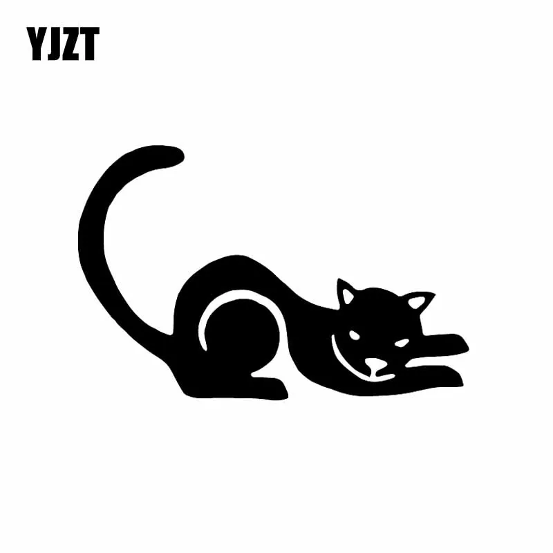 YJZT, 15,3x10,1 см, мультяшная виниловая наклейка с рисунком милого кота и сна, цвет черный/серебристый
YJZT, 15,3x10,1 см, мультяшная виниловая наклейка с рисунком милого кота и сна, цвет черный/серебристый