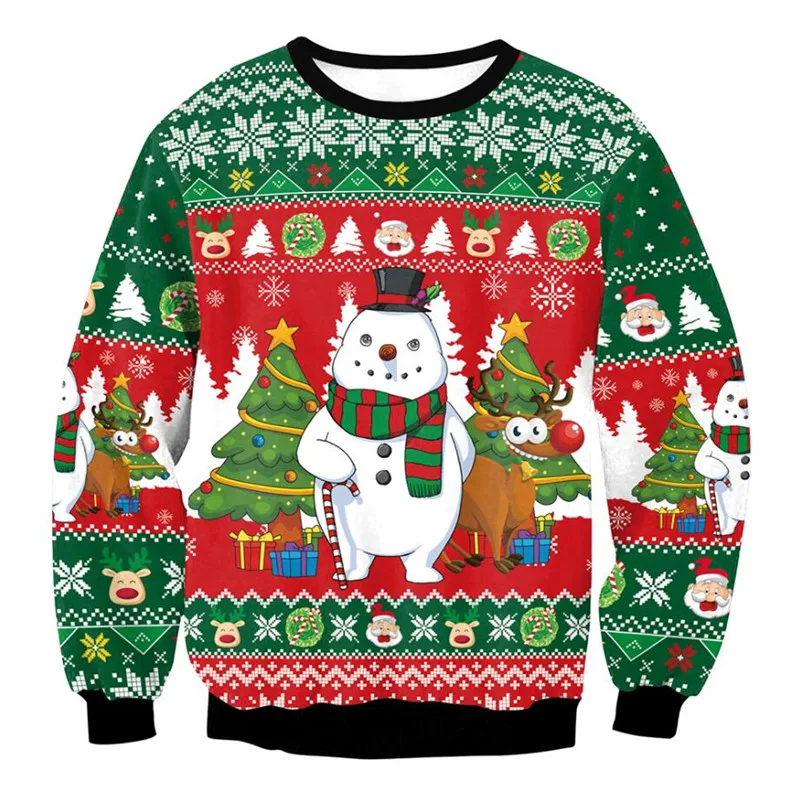 Ugly Christmas Sweaters Men Women Jumpers Tops Happy Birthday Jesus Sweater Green 3D Funny Printed Holiday Party Xmas Sweatshirt
Ugly Christmas Sweaters Men Women Jumpers Tops Happy Birthday Jesus Sweater Green 3D Funny Printed Holiday Party Xmas Sweatshirt