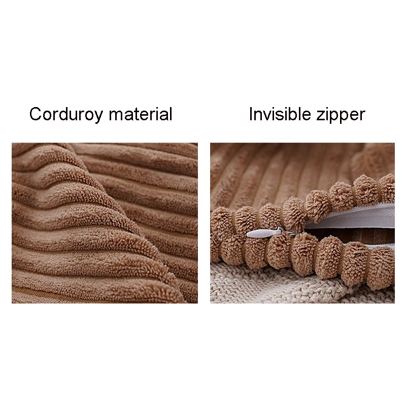 2Pcs Corduroy Pillow Case Solid Color Decorative Striped Sofa Cushion Cover 40x40cm 45x45cm 30x50cm Pillow Cover Car Home Decor
2Pcs Corduroy Pillow Case Solid Color Decorative Striped Sofa Cushion Cover 40x40cm 45x45cm 30x50cm Pillow Cover Car Home Decor