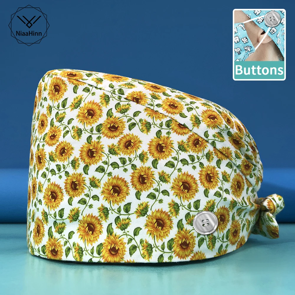Breathable scrub outdoor worker dust cap beauty cap scrub new Baotou cap nurse accessories printing cotton Adjustable Unisex hat
Breathable scrub outdoor worker dust cap beauty cap scrub new Baotou cap nurse accessories printing cotton Adjustable Unisex hat