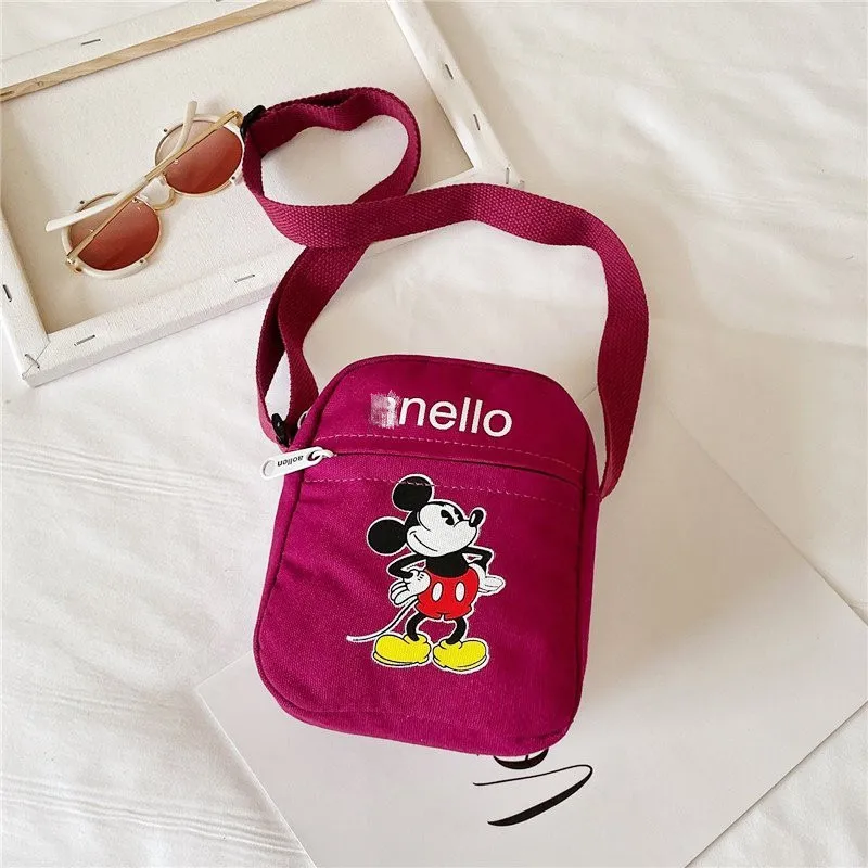 2021 Disney cartoon Minnie Mickey canvas casual women's shoulder bag diagonal bag student school bag portfel damski para mujer 
2021 Disney cartoon Minnie Mickey canvas casual women's shoulder bag diagonal bag student school bag portfel damski para mujer