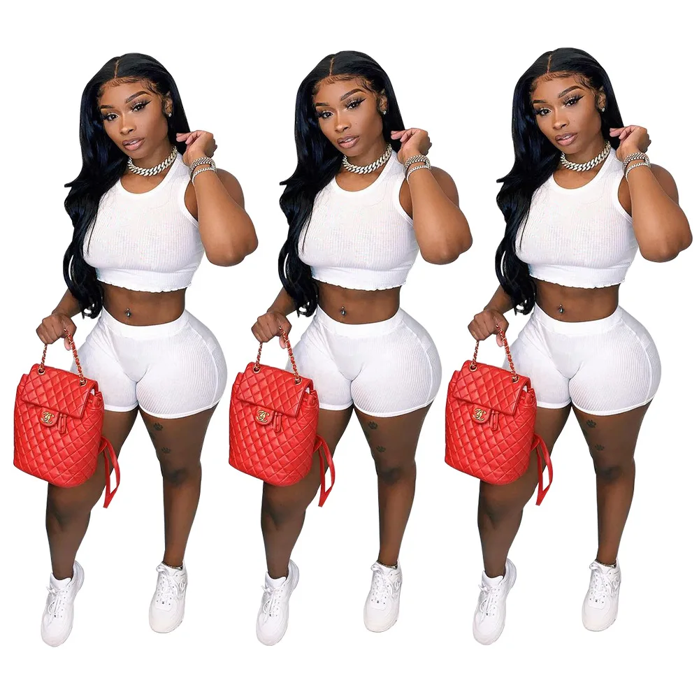 Chiclover Tracksuit Women Wholesale Two Piece Set Sporty Vest and Biker Shorts Joggers Sweatpants Sexy Workout Suit Dropshipping 
Chiclover Tracksuit Women Wholesale Two Piece Set Sporty Vest and Biker Shorts Joggers Sweatpants Sexy Workout Suit Dropshipping