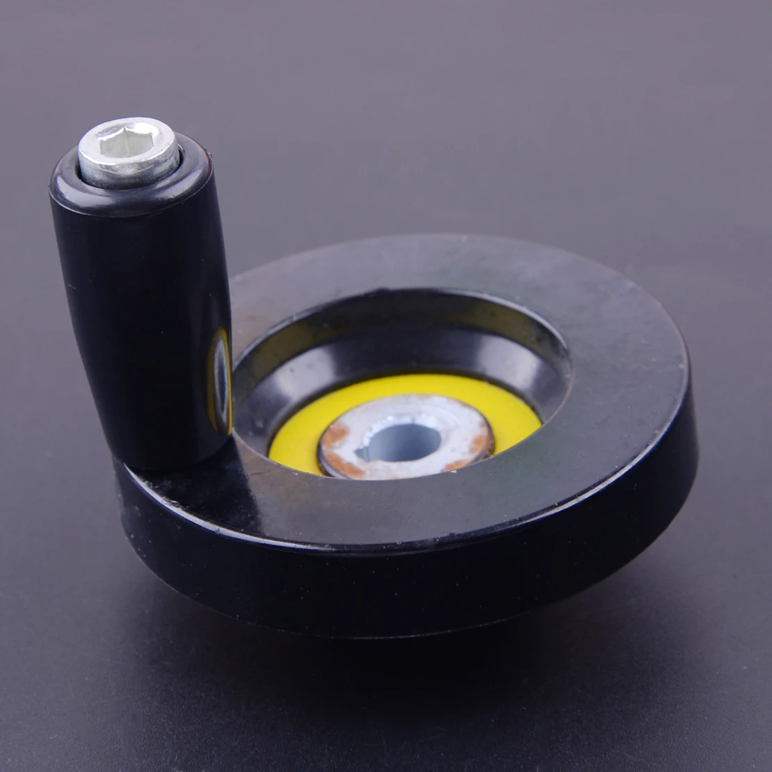 63mm M6 Lead Screw Rod Hand Wheel with Revolving Handle Grip Fit for Lathe CNC Cranking Milling Machine
63mm M6 Lead Screw Rod Hand Wheel with Revolving Handle Grip Fit for Lathe CNC Cranking Milling Machine