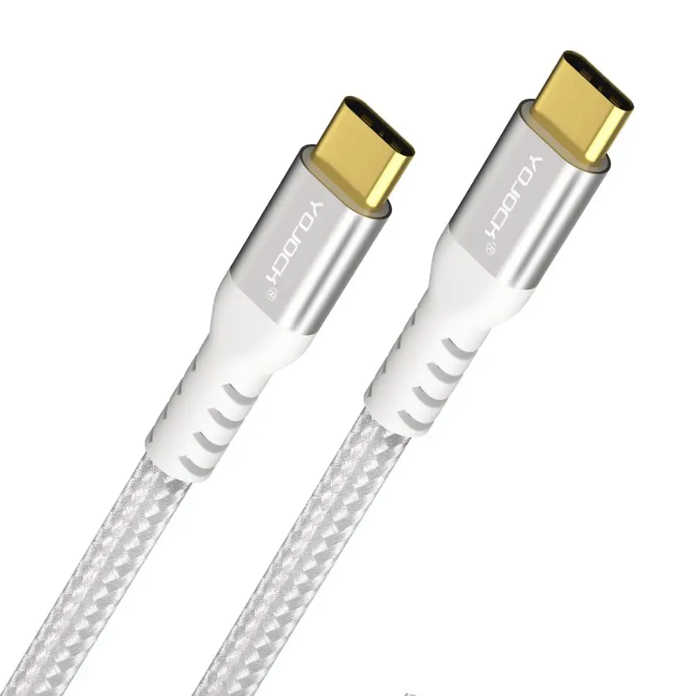 USB C-C YOJOCK PD 60W Cable For 2020 Quick Charge 3.0 USB-C Fast USB Charge Cord
USB C-C YOJOCK PD 60W Cable For 2020 Quick Charge 3.0 USB-C Fast USB Charge Cord