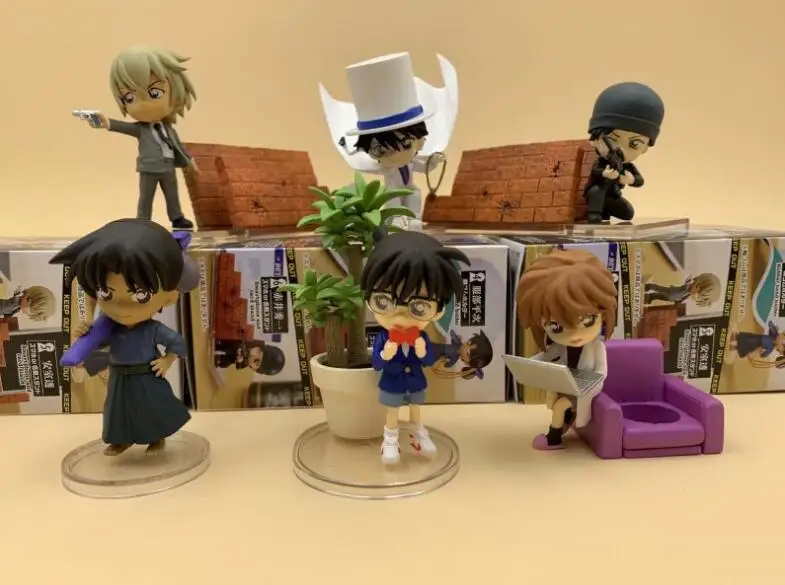 6pcs/set Detective Conan Kaitou Kiddo Action Figure New Collection Model New for christmas gift
6pcs/set Detective Conan Kaitou Kiddo Action Figure New Collection Model New for christmas gift