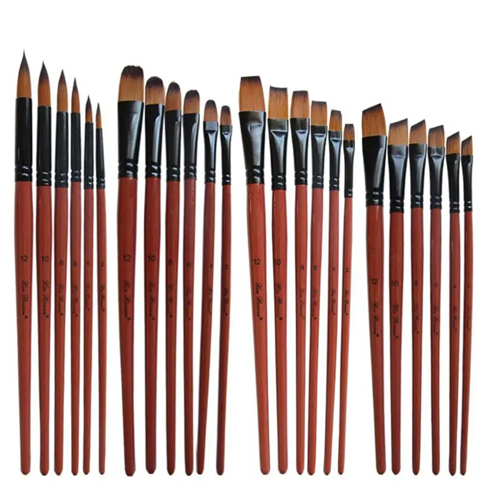 6 Pcs/set Nylon Hair Oil Painting Brushes Acrylic Watercolor Painting Paint Brush Art Supplies
6 Pcs/set Nylon Hair Oil Painting Brushes Acrylic Watercolor Painting Paint Brush Art Supplies