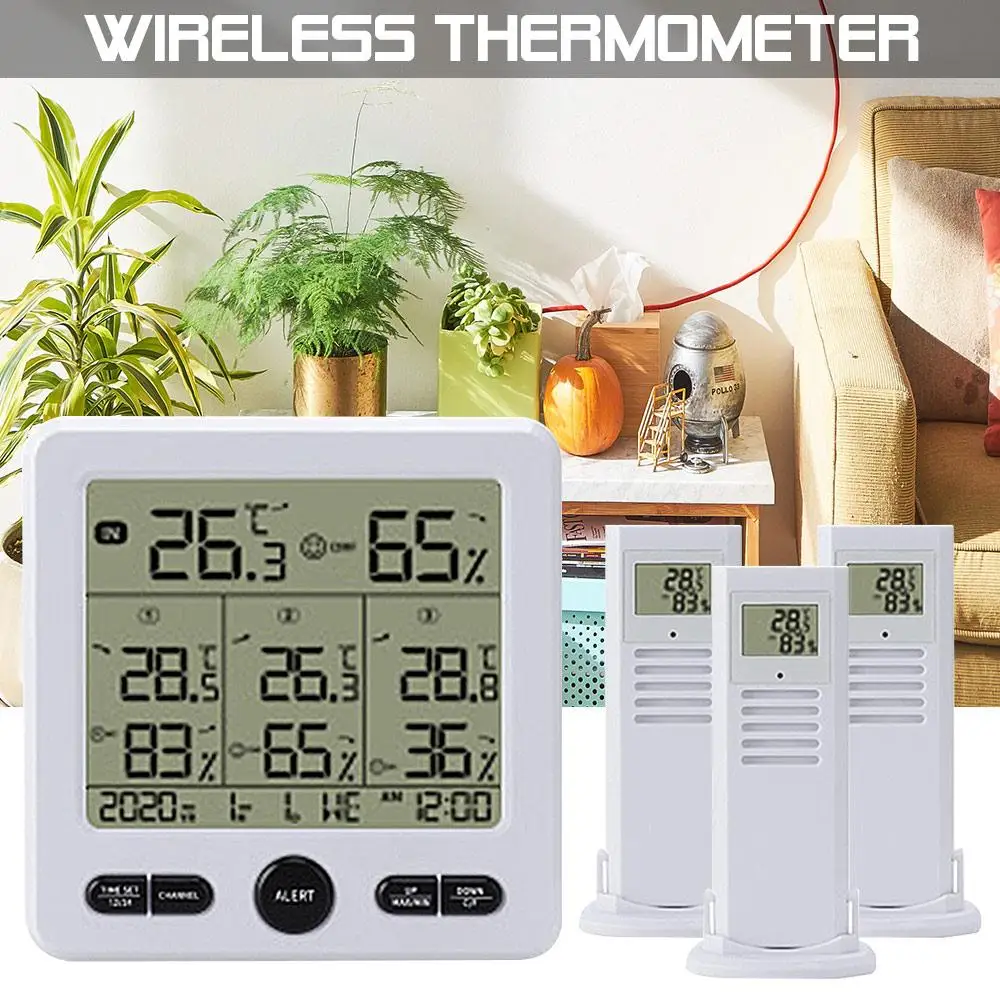 Digital LED Display Weather Forecast Accurate Waterproof Sensors Alarm Clock Multi-Functional Automatic Prompt Kitchen Gift
Digital LED Display Weather Forecast Accurate Waterproof Sensors Alarm Clock Multi-Functional Automatic Prompt Kitchen Gift