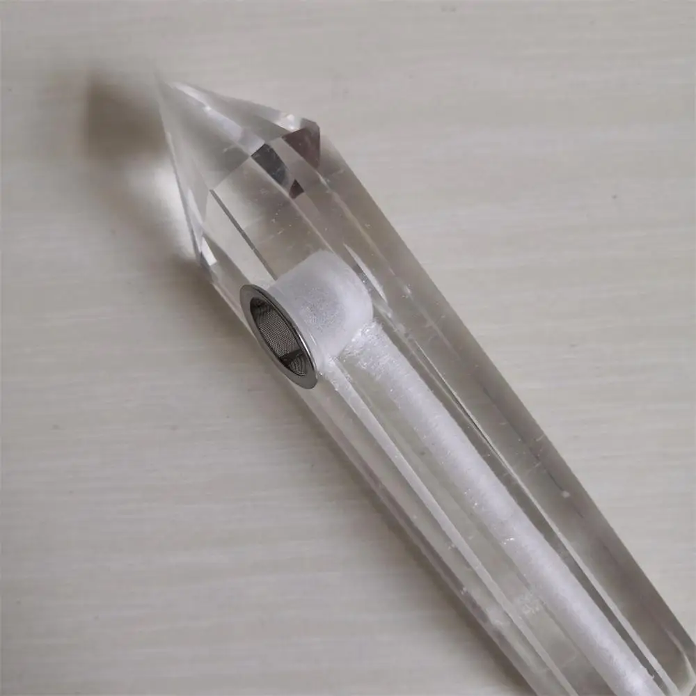 1pc White Smelted Crystal Smoking Pipe Polished Hexagonal prism Crystal Points Christmas Gift Home Decoration
1pc White Smelted Crystal Smoking Pipe Polished Hexagonal prism Crystal Points Christmas Gift Home Decoration