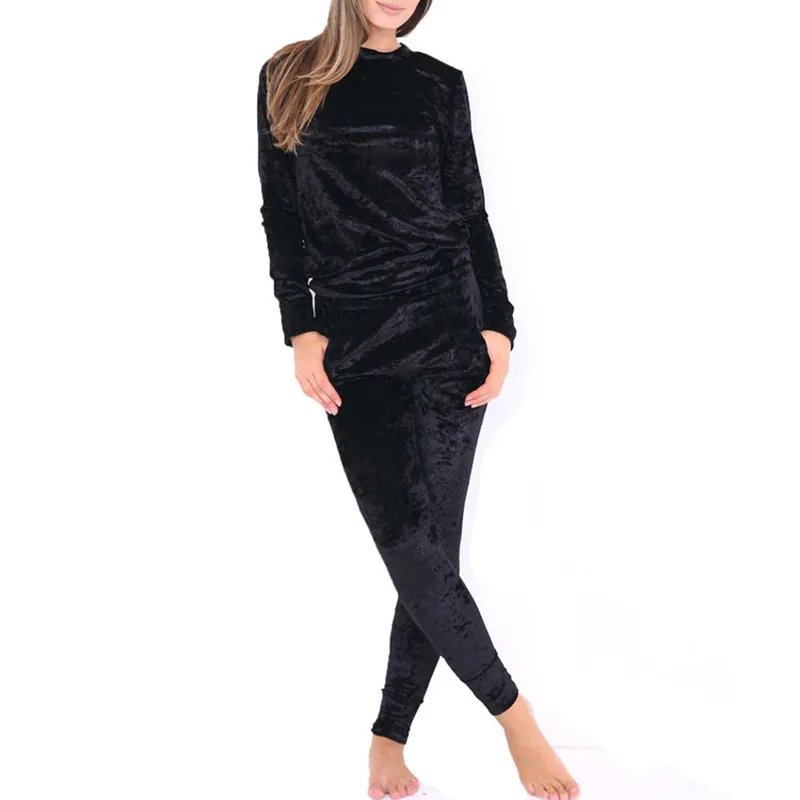 2 PCS Women Autumn Winter Tracksuit Velvet Hoodies + Pants Sport Sets Female Velour Fitness Set Traning Exercise Gym
2 PCS Women Autumn Winter Tracksuit Velvet Hoodies + Pants Sport Sets Female Velour Fitness Set Traning Exercise Gym