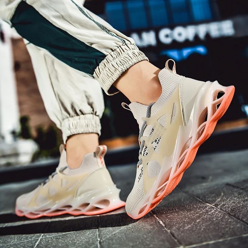 New trendy shoes men's breathable mesh sports shoes shock absorption running shoes casual simple all-match trendy shoes
New trendy shoes men's breathable mesh sports shoes shock absorption running shoes casual simple all-match trendy shoes