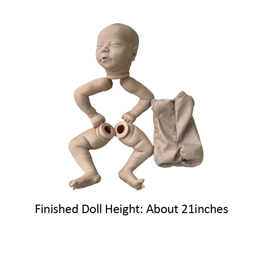 21inch Kids Toy Popular Reborn Doll Kit Soft Silicone Real Touch Full Limbs Gift Simulation Chase Sleeping Baby Lifelike DIY 
21inch Kids Toy Popular Reborn Doll Kit Soft Silicone Real Touch Full Limbs Gift Simulation Chase Sleeping Baby Lifelike DIY