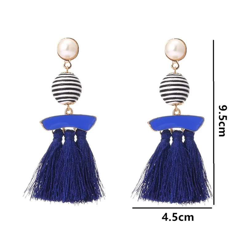 Women Fashion Bohemian Earrings Jewelry Long Tassel Fringe Boho Hook Drop Dangle
Women Fashion Bohemian Earrings Jewelry Long Tassel Fringe Boho Hook Drop Dangle
