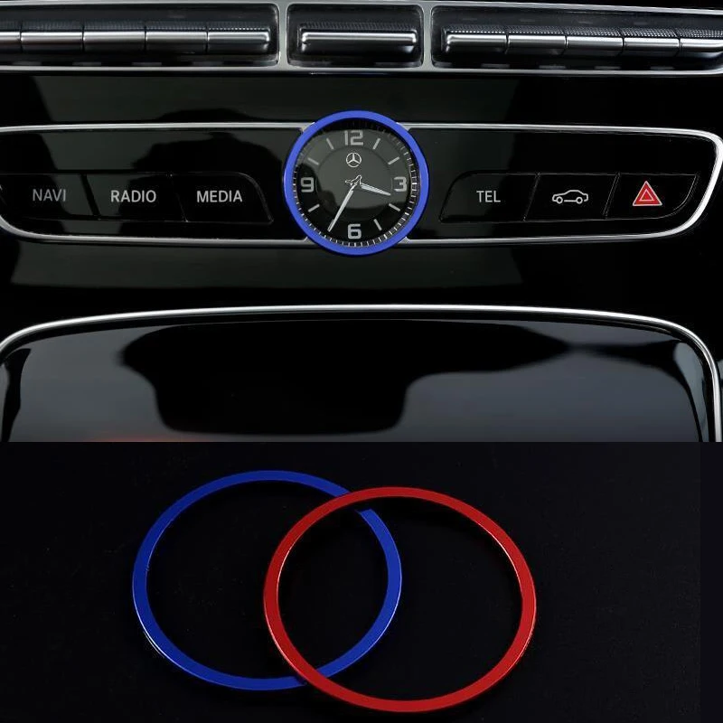 Car Interior Center Control Clock Watch Decorative Ring Cover Trim For Mercedes Benz C E Class GLC W205 W213 X253 Accessories
Car Interior Center Control Clock Watch Decorative Ring Cover Trim For Mercedes Benz C E Class GLC W205 W213 X253 Accessories