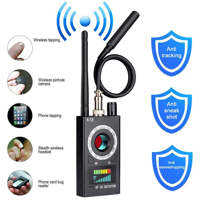 RF Signal Detector Camera Finder Bug Detector Tracking Device for Travel Hotel VH99
RF Signal Detector Camera Finder Bug Detector Tracking Device for Travel Hotel VH99
